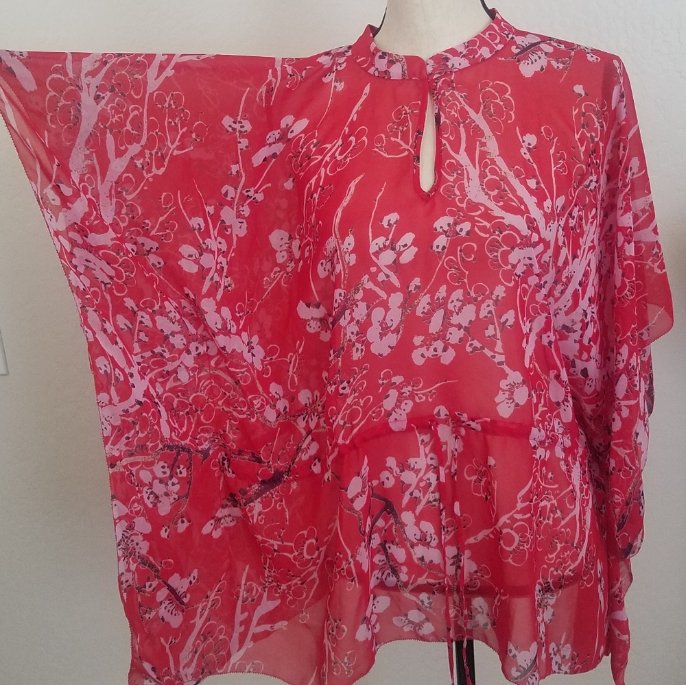 Vivienne Tam floral blouse Size Small